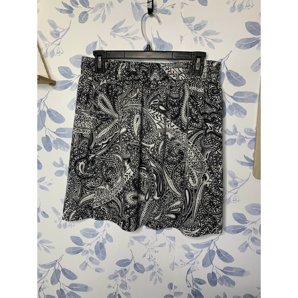 Loft Paisley Print Above The Knee Skirt Size S